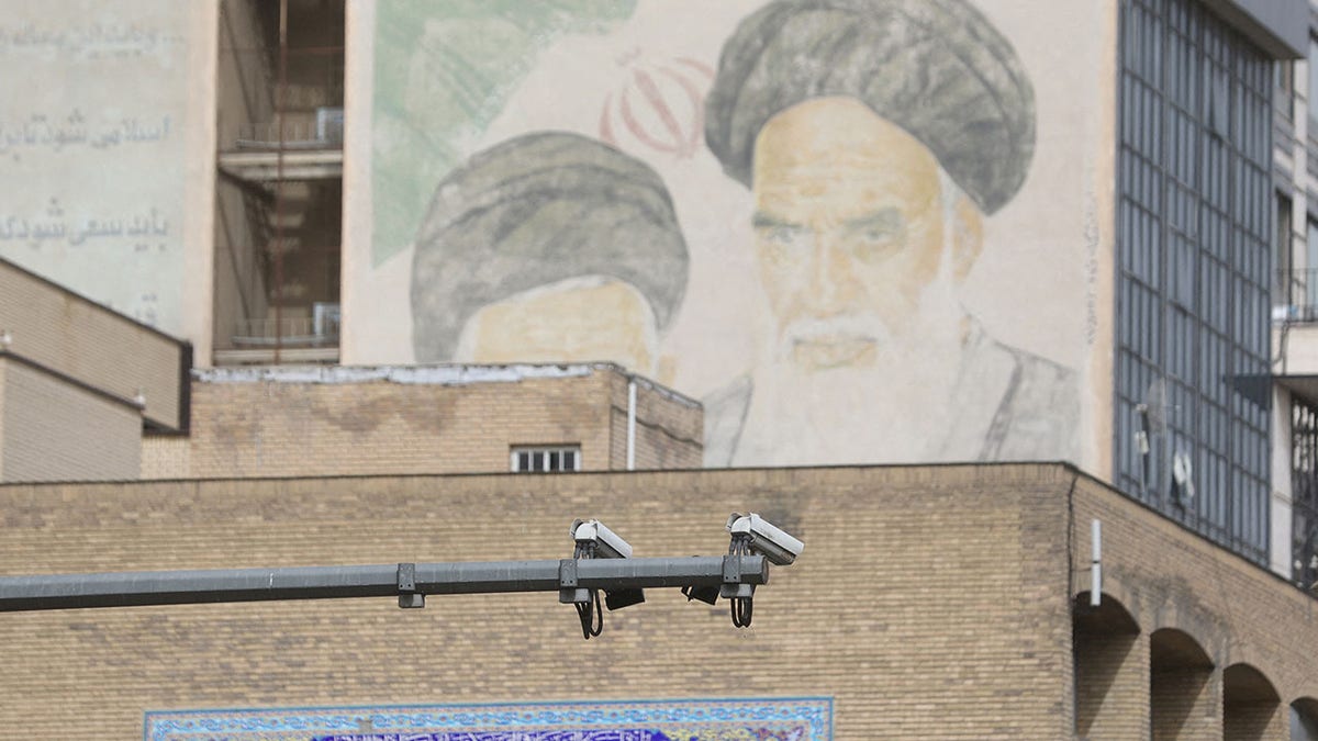 CCTV cameras are seen in a street in Tehran, Iran, April 9, 2023.(Majid Asgaripour/WANA (West Asia News Agency) via REUTERS)