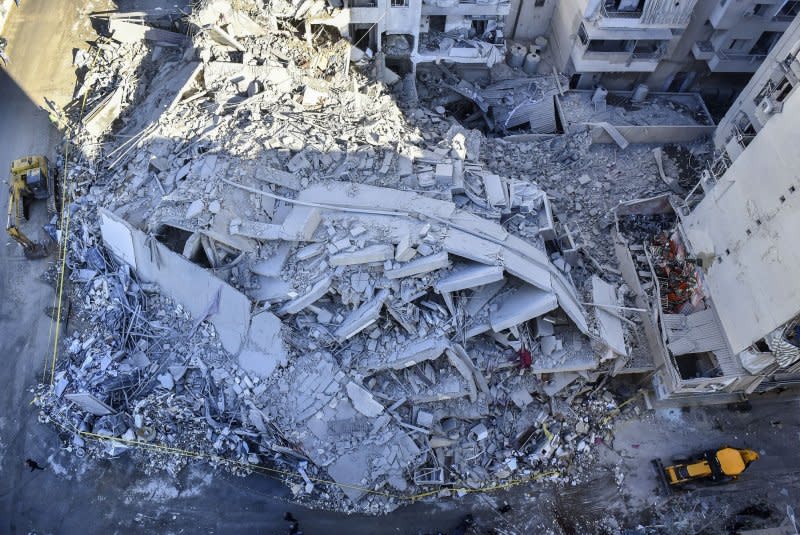 Lebanon surveys damage after Israeli air strike on Hezbollah-linked bank