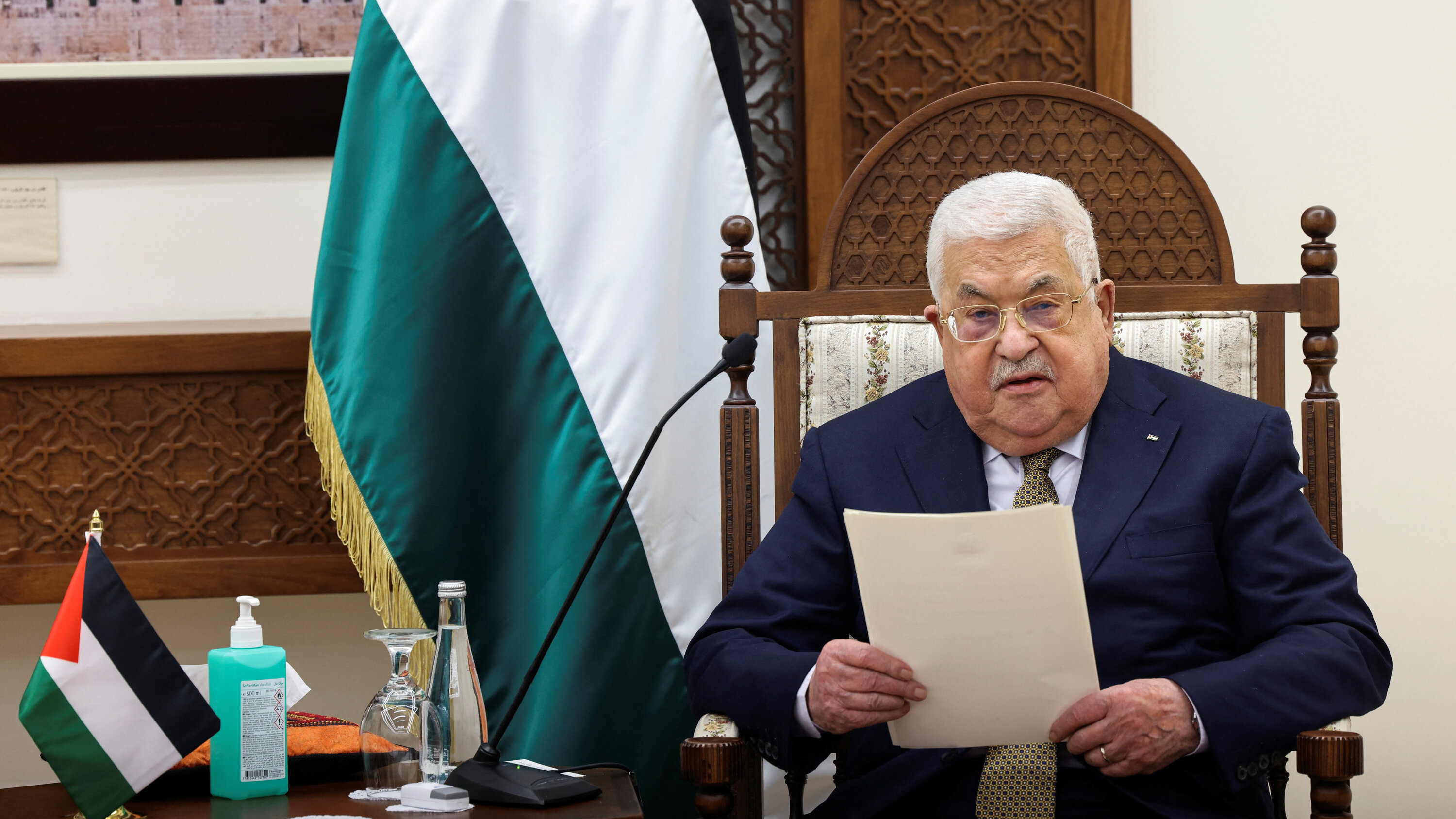 Palestinian Leader’s Antisemitic Comments Cause Uproar - The New York Times